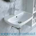 Lavabo sospeso monoforo serie Clear Olympia