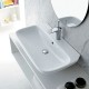 Lavabo sospeso monoforo serie Clear Olympia