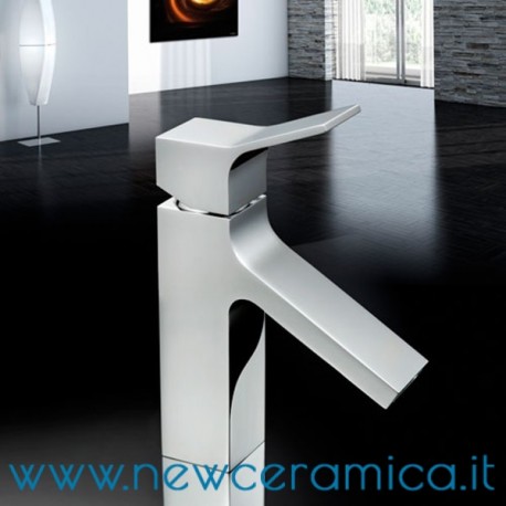 Miscelatore monocomando cromo per lavabo serie Young Palazzani