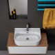 Lavabo monoforo sospeso/appoggio serie Synthesys Olympia