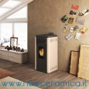 Stufa a pellet ecofire aria Dani porta vetro Palazzetti 8 KW 