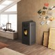 Stufa a pellet ecofire aria Dani porta vetro Palazzetti 8 KW 