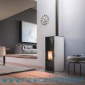 Stufa a pellet ermetica ecofire aria Beatrice Palazzetti 9 KW