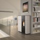 Stufa a pellet Noah ecofire aria 9 KW Palazzetti salvaspazio