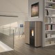 Stufa a pellet Noah ecofire aria 9 KW Palazzetti salvaspazio