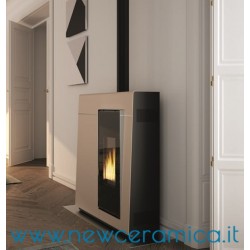 Stufa a pellet Ermetica Michelle 6 KW aria canalizzata Palazzetti