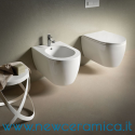 Bidet sospeso serie Fusion Compact Hatria