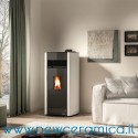 Stufa a pellet ecofire aria bianca LUX 12 KW Palazzetti