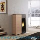 Stufa a pellet ecofire aria canalizzata Ginger Palazzetti 12 KW 