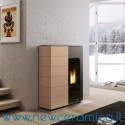 Stufa a pellet ecofire aria canalizzata Ginger Palazzetti 9 KW 