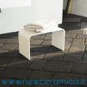 Sgabello da bagno Stool-M in luxolid Relax Design