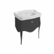 Mobile per lavabo monoforo tre fori cm 70 serie Impero Olympia