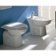 Bidet scarico a terra serie Karla ceramica rak